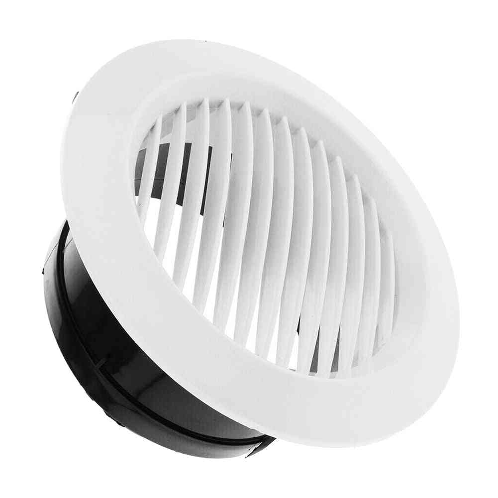 Air Vent Grille Circular Indoor Ventilation Outlet Duct Pipe Cover Cap