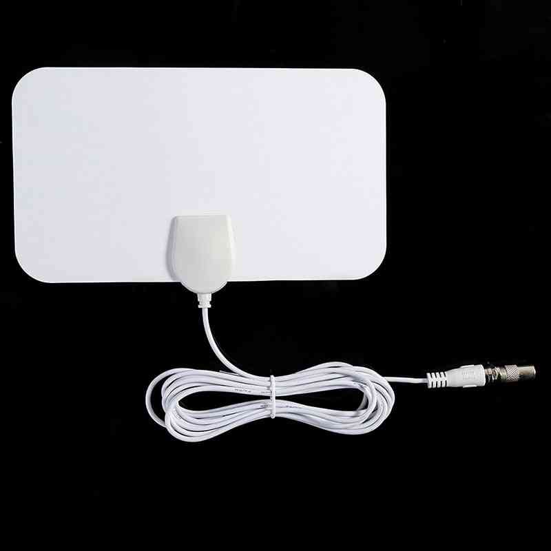 Digital Indoor Freeview Range, Ultra-thin Antena, Tv, Hdtv, High Capture Cable Signal Amplifie Antenna