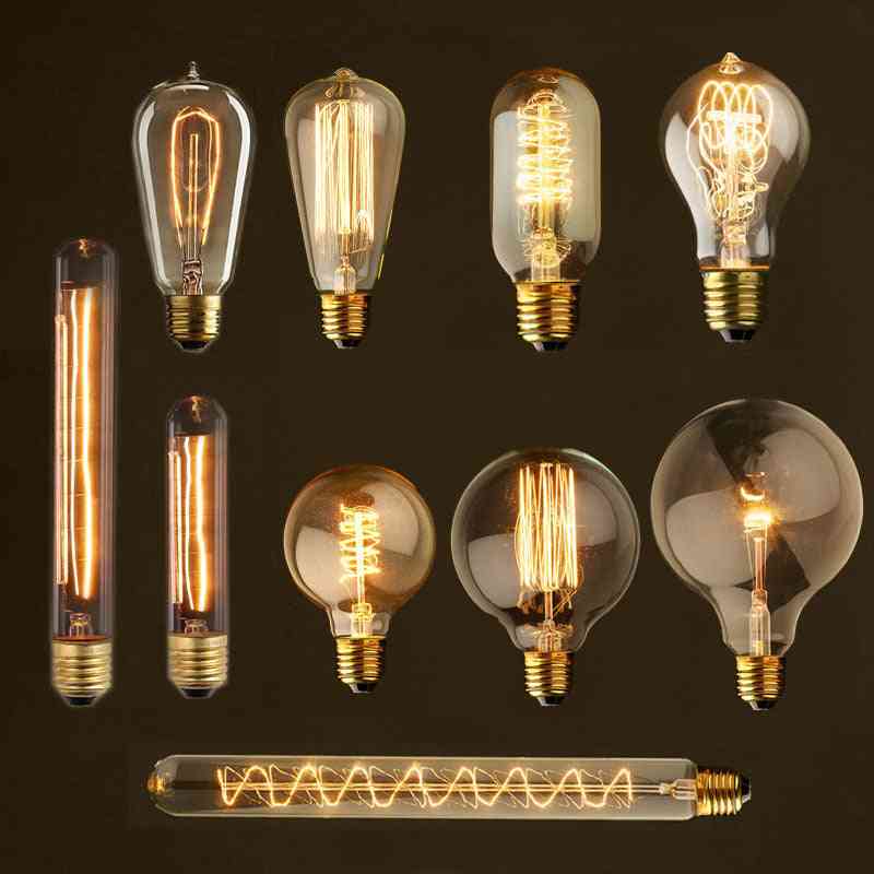 Vintage Lampada Retro Lamp, Incandescent Ampoule Antique Bulb Pendant Lights