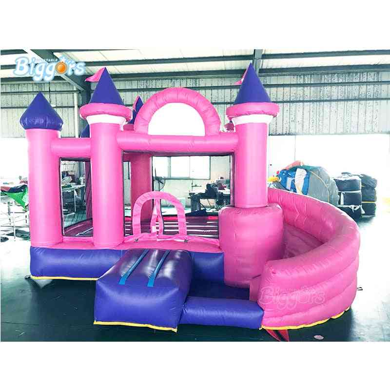 Inflatable Bounce House With Slide Combo, Blowers