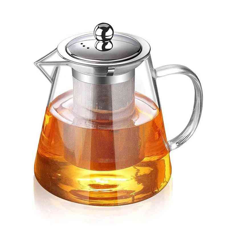 Hitzebeständige Teekanne / Tasse aus Glas