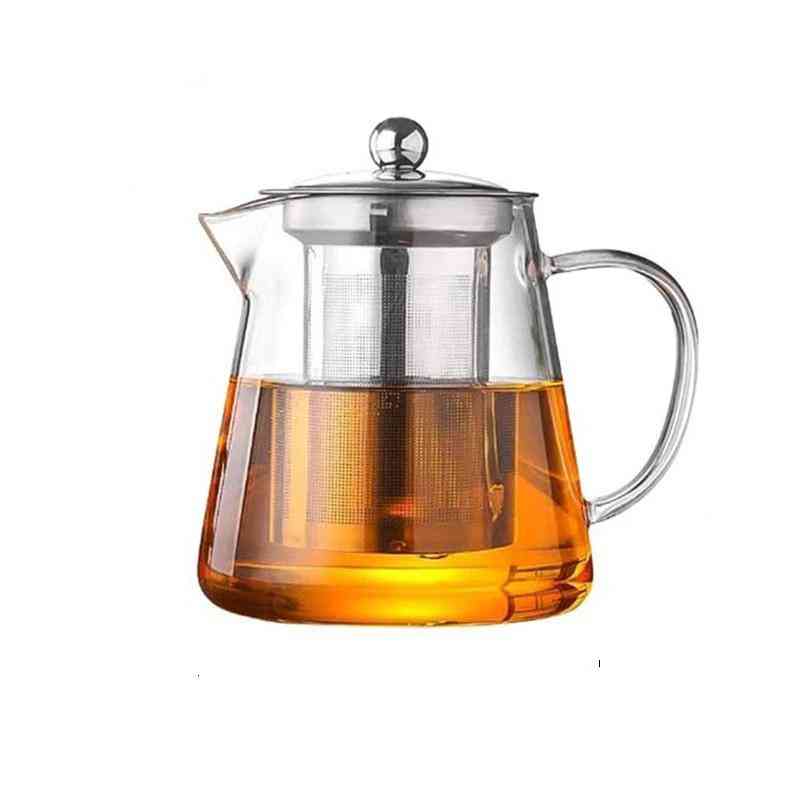 Hitzebeständige Teekanne / Tasse aus Glas