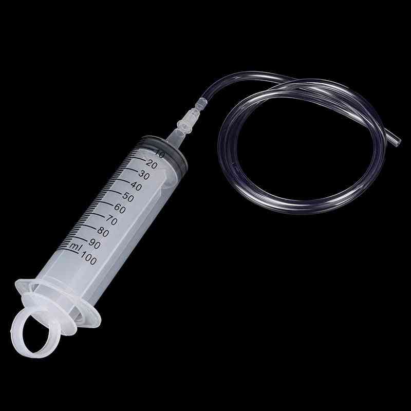 Reusable Pump, Measuring Syringe With Tube Feeding Ink
