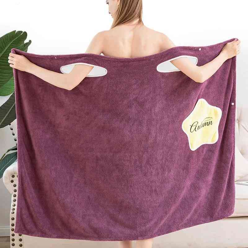 Fiber Soft And Absorbent, Chic Bathrobe Towels