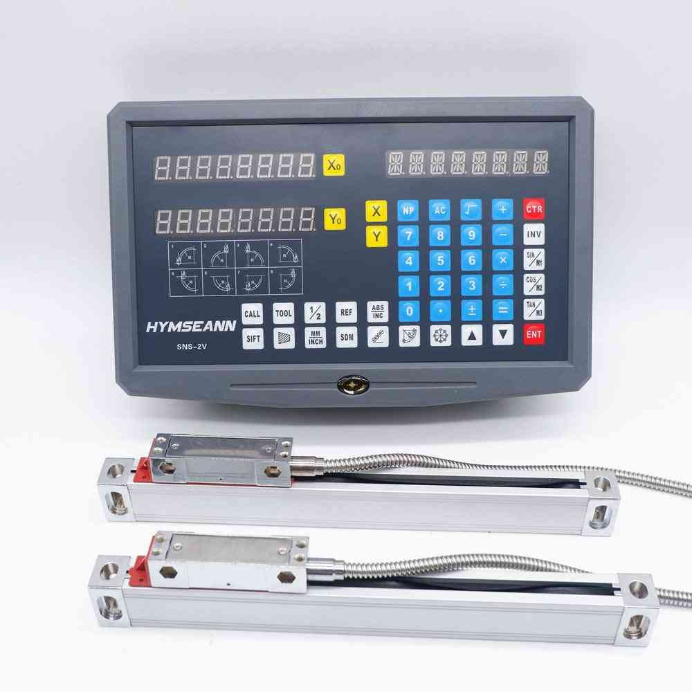 2-axis Dro Digital Readout Display And Linear Scale Encoder, Milling Lathe Machine