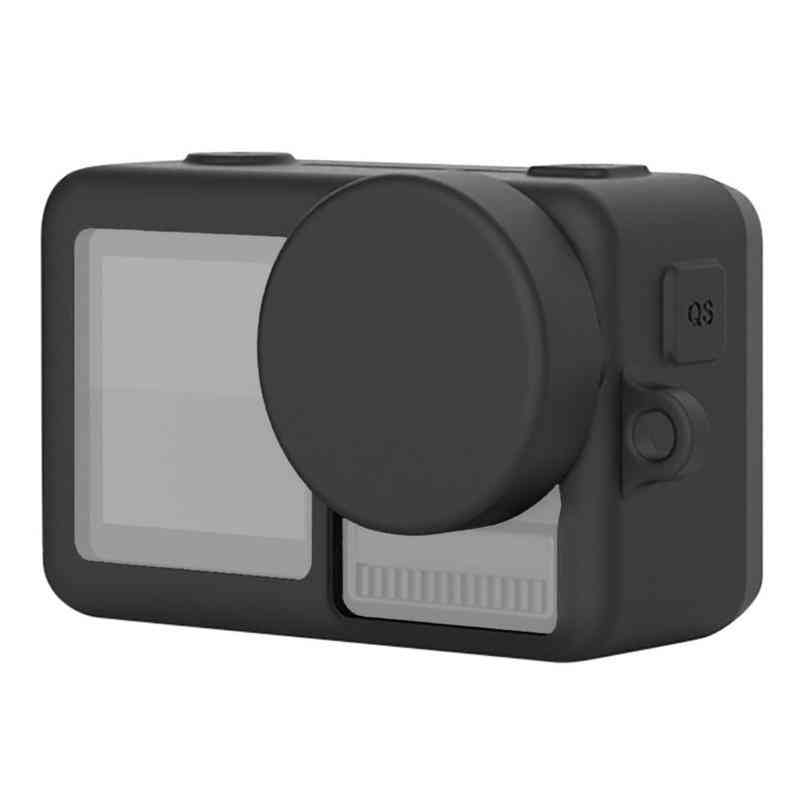 Silicone Protective Case With Lens Cover & Lanyards For Dji Osmo