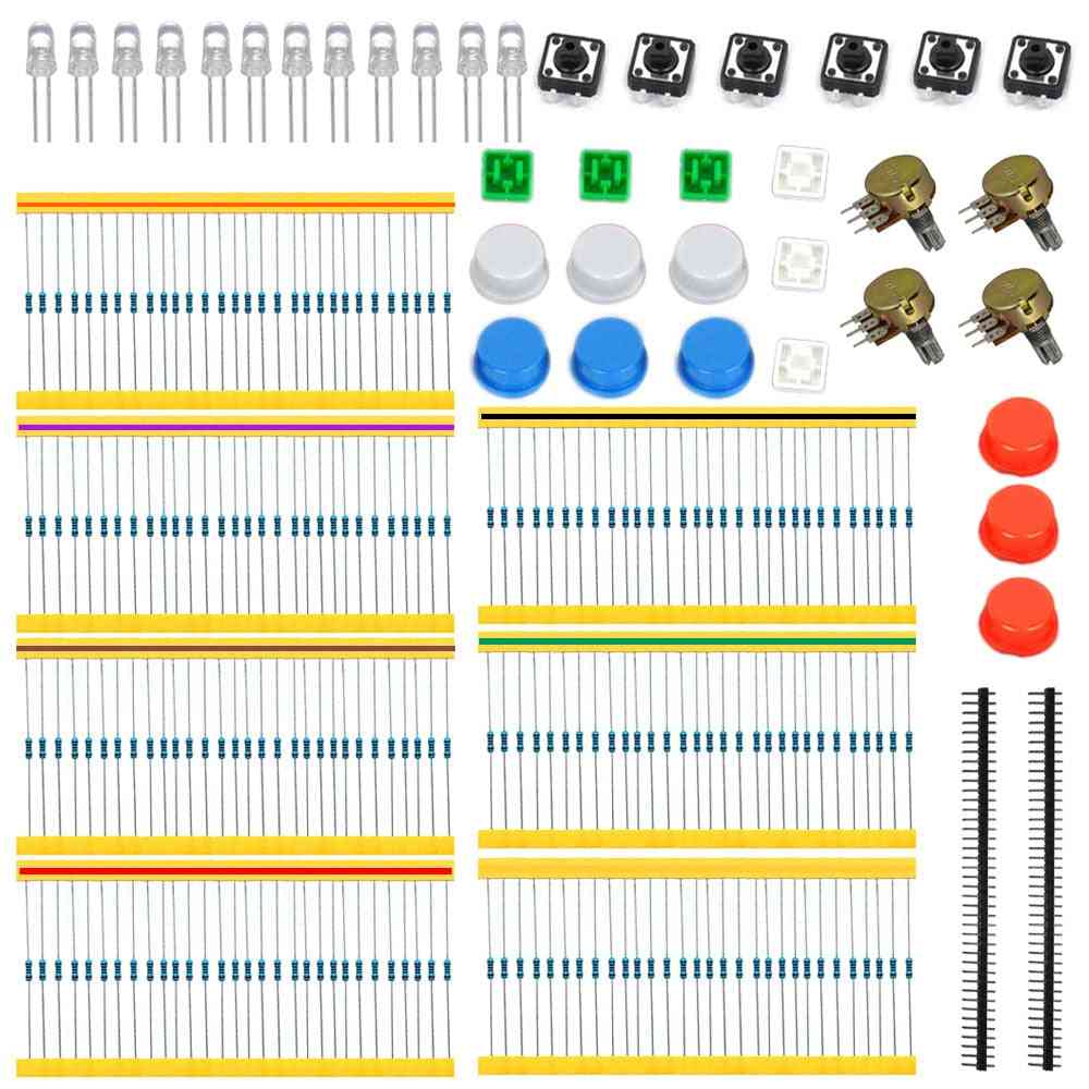 Gm Parts- Component Package Kit With Resistor Button, Adjustable Potentiometer