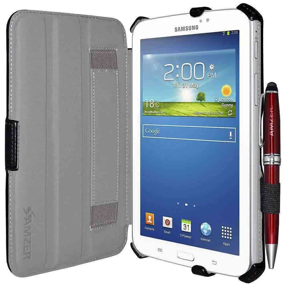 Portfolio Case Leather Texture For Samsung Galaxy Tab 3