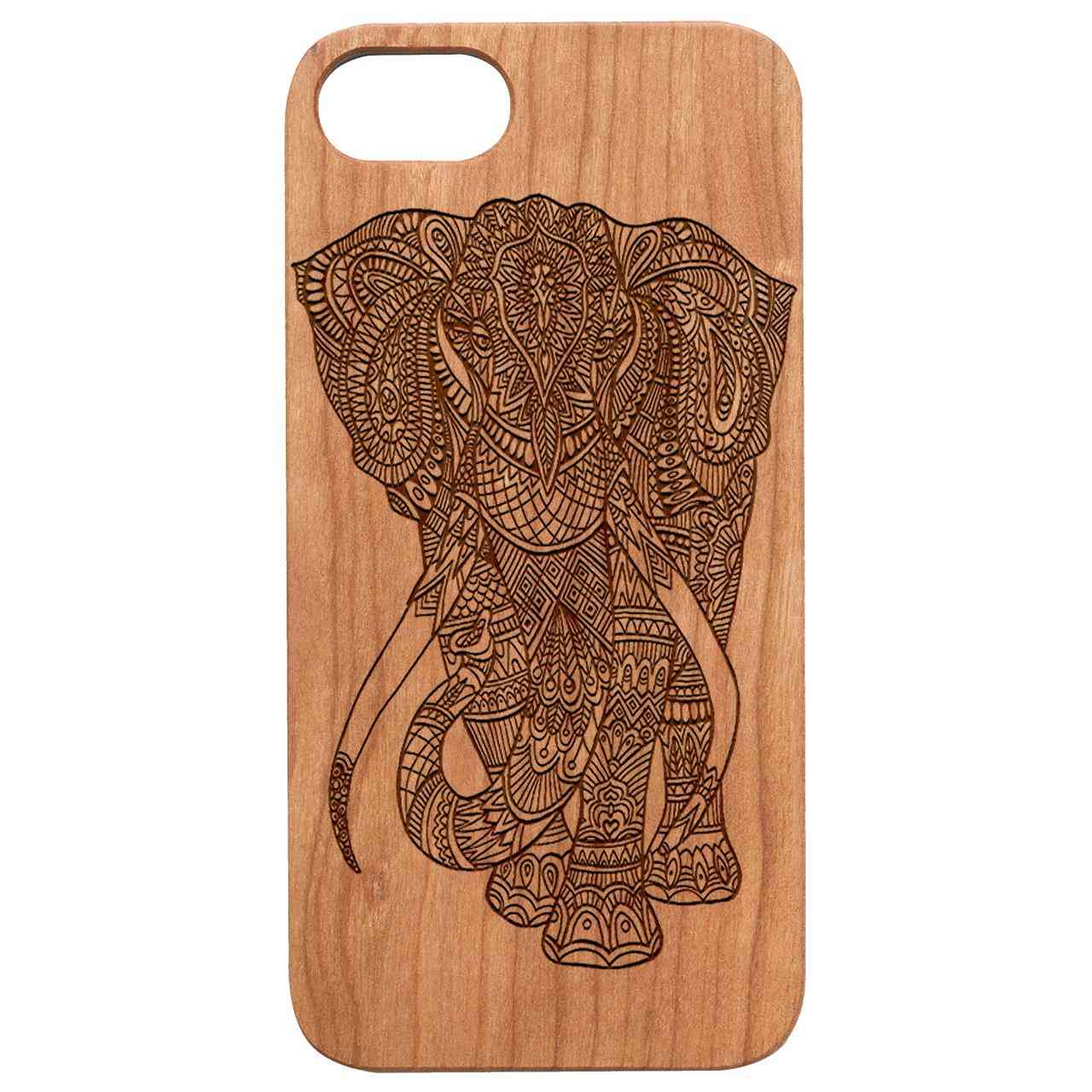 Elefant Mandala, gravierte Handyhülle
