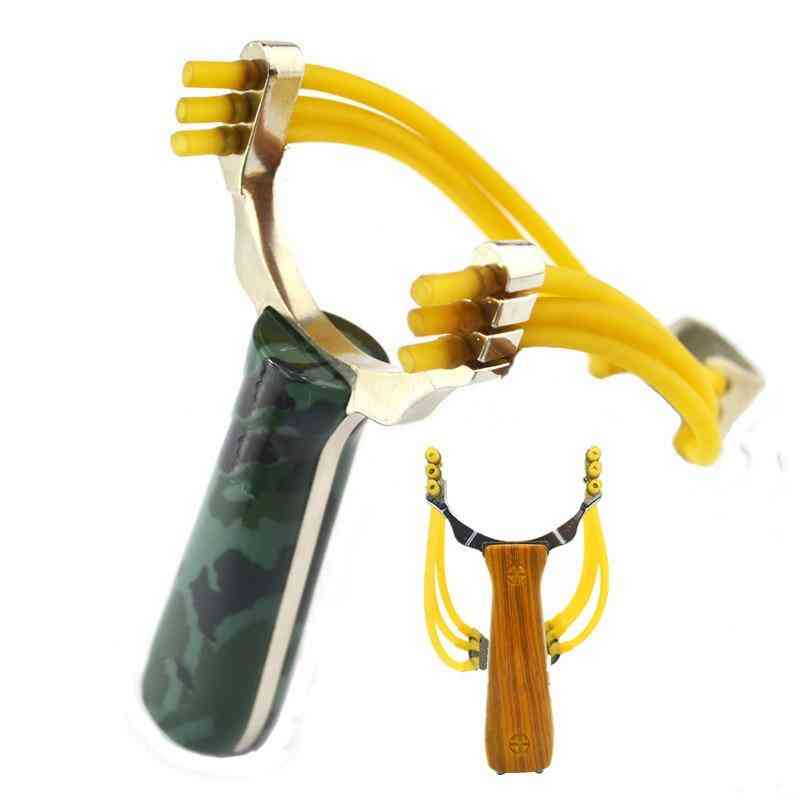 Aluminum Alloy- Catapult Camouflage, Bow Slingshot Un-hurt, Outdoor Game Tools