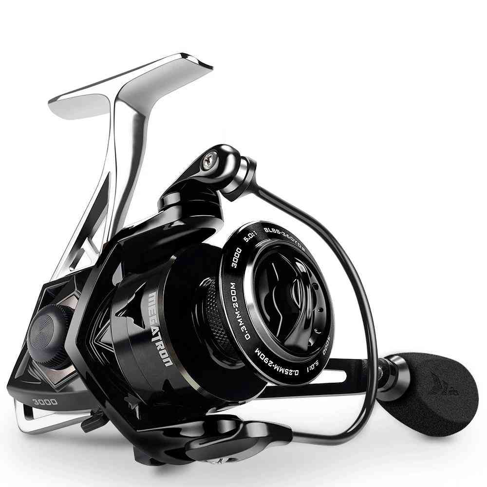 Carbon Drag- Spinning Fishing Reel With Large Spool
