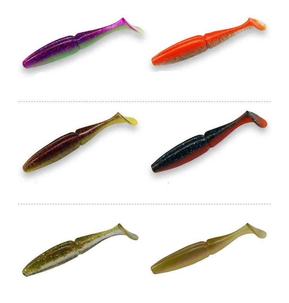 Soft Silicone- Lures Pesca Fishing, Shiner Shad Bait, Wobblers Souple Set-1