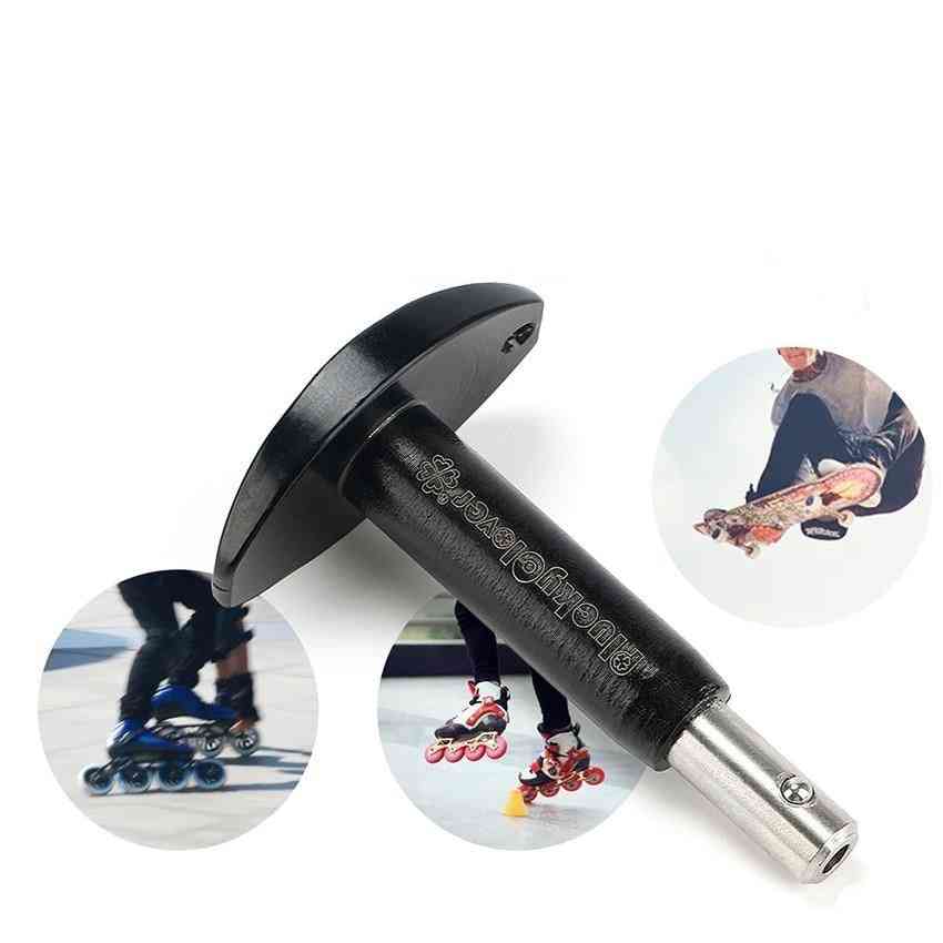 Trekker voor skateboard inline roller, lager longboard tool (zwart)