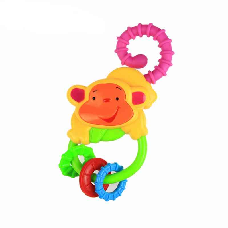 Baby plastic handschudden bel ring speelgoed