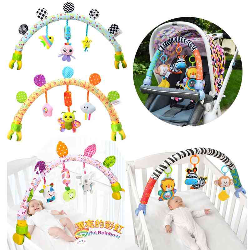 Baby Musical Mobile Bed/crib/stroller Plush Rattles