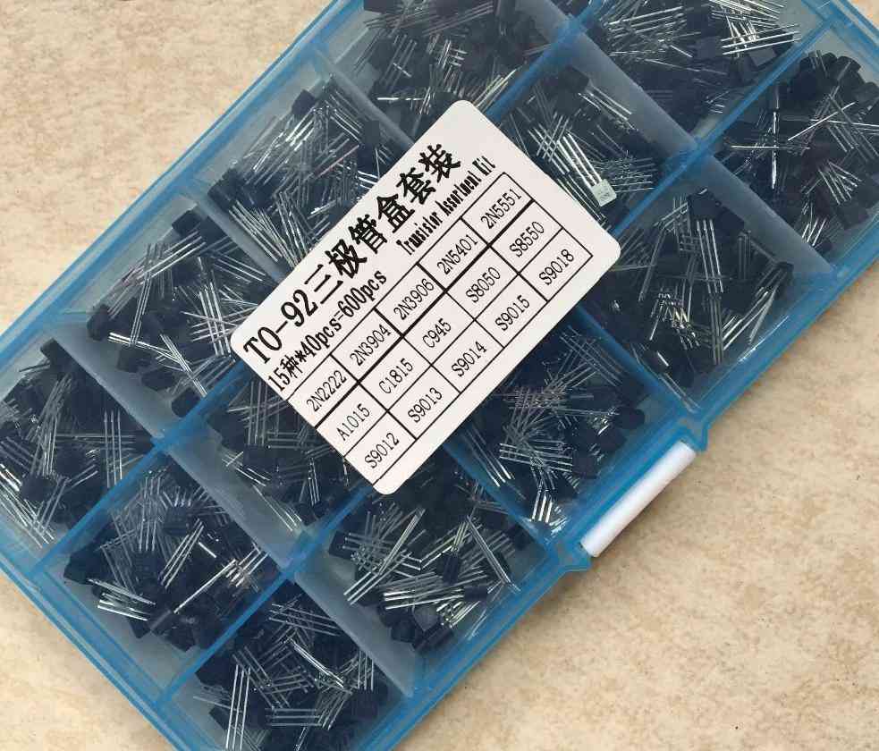 Kit de caja de surtido de transistores