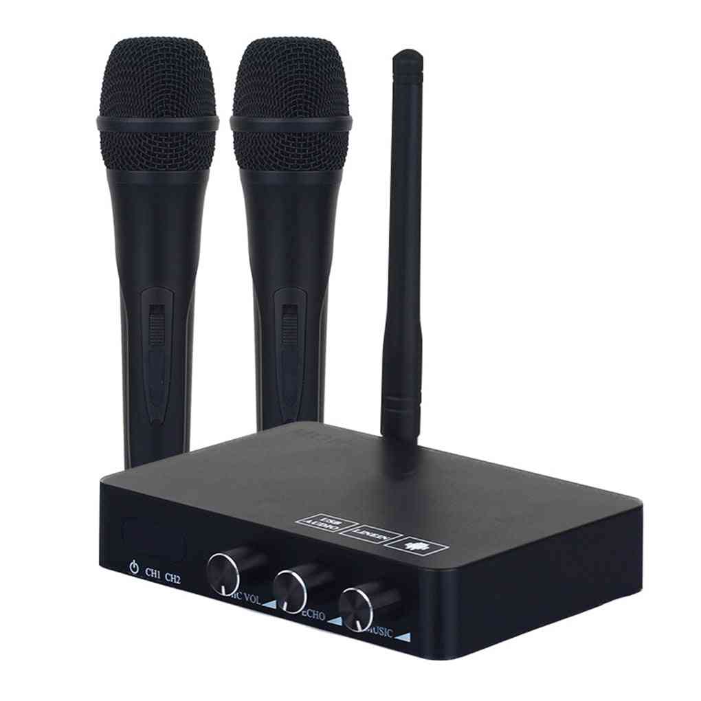 K2 bezprzewodowy system echa ręczny automat do śpiewania mikrofon odtwarzacz karaoke;