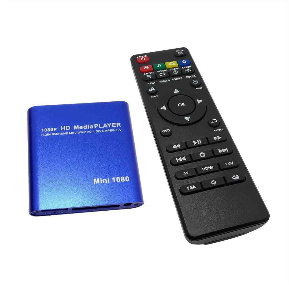 Hd Usb External Media Player With Hdmi Compatible Sd Tv Box