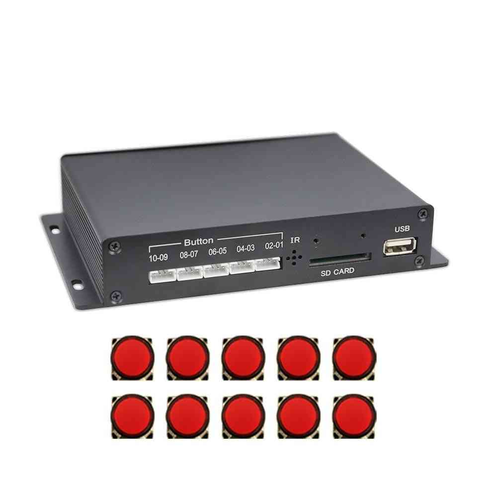 Mpc1080p-10 Full Hd Video Seamless Switch Push Button Media Player