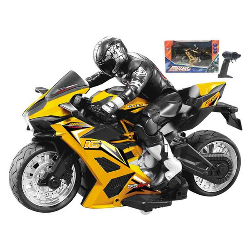 3d Rotation Flips Drift, Stunt Motorbike, Electric Remote Control With Flash Light