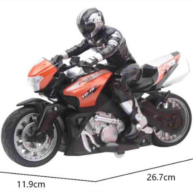 3d Rotation Flips Drift, Stunt Motorbike, Electric Remote Control With Flash Light