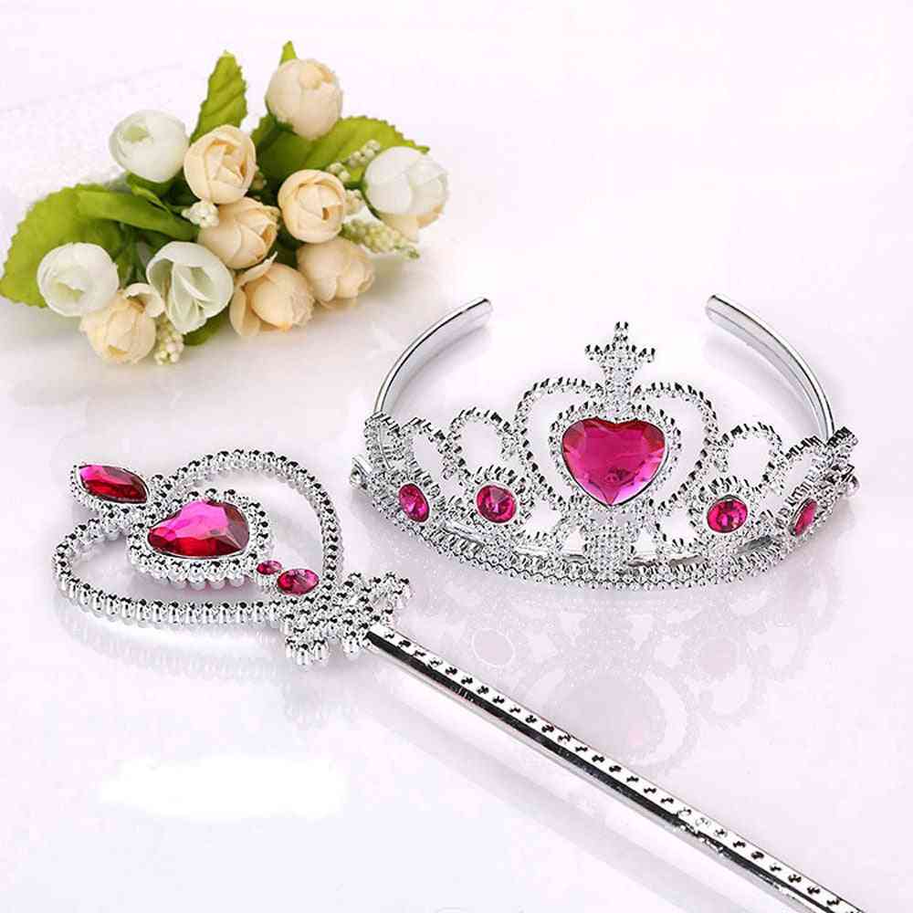 Prinses sieraden tiara & toverstokken, feest festival hoofddeksels accessoires