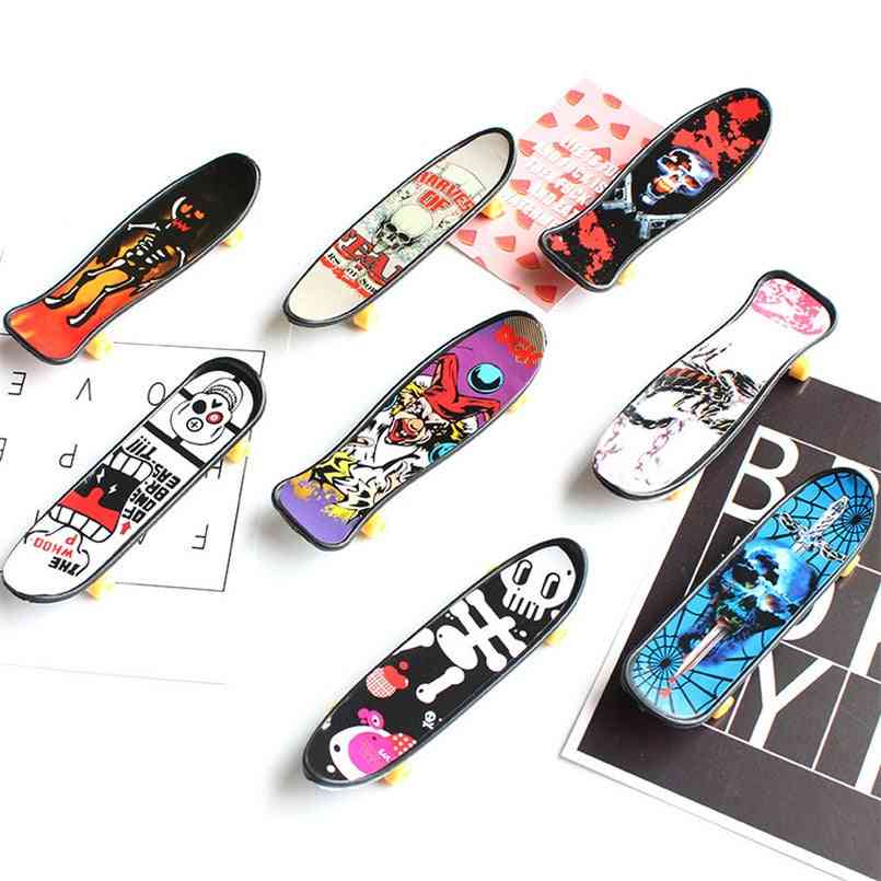 Plastica mini skate finger skateboard, novità gag per,