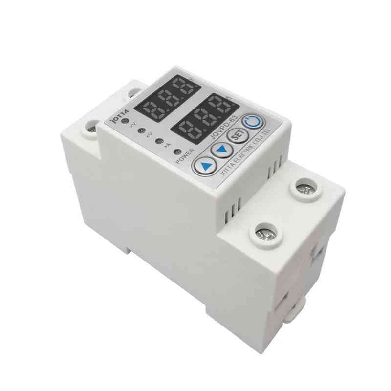 40a/63a 230v Din Rail Adjustable Over And Under Voltage Protective Device