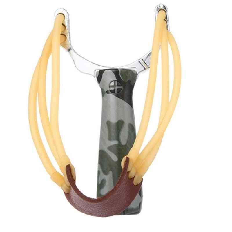 Outdoor Games Hunt Catapult Rubber Band Sling Shot Sports Aluminum Marble Hunting Camouflage Bows