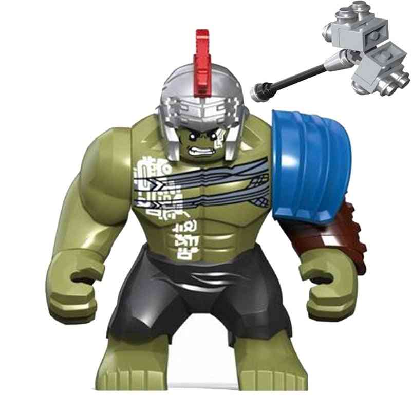 Hulk Big Size Thor Figure Blocks Construction Building Bricks For