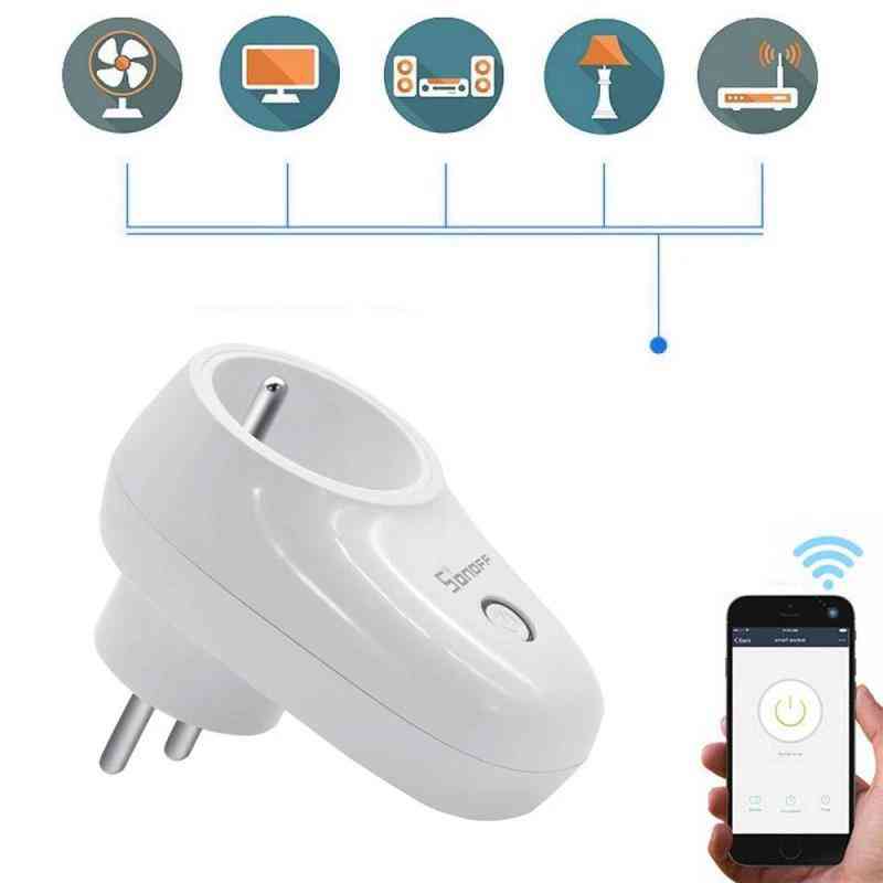 S26- Wifi Smart Wireless, Plug Power Ewelink, Remote Control Switch