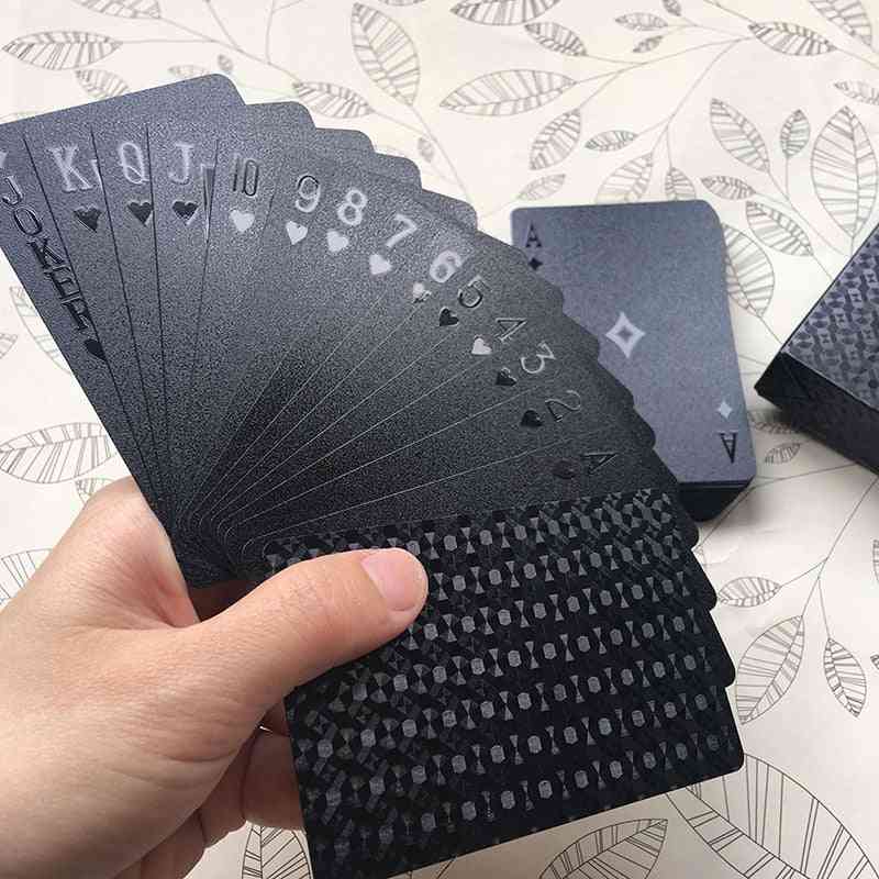 Black Golden Playing Cards Game Collection