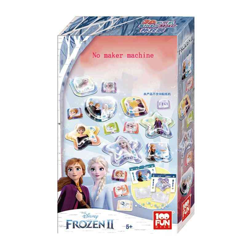 Disney Frozen 2 Girls 3d Maker Machine Magic Stickers Set