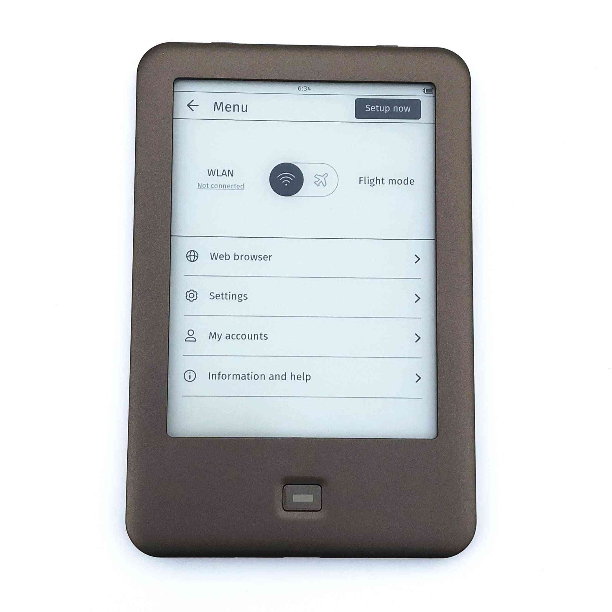 Elektronická kniha, e-kniha se čtečkou inkoustů