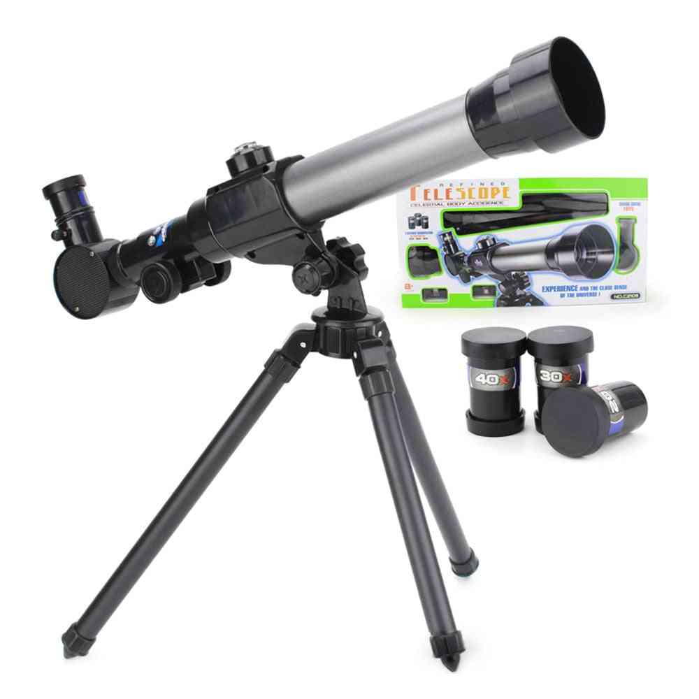 Astronomical Telescopes- Nature Science With Tripod Toy For