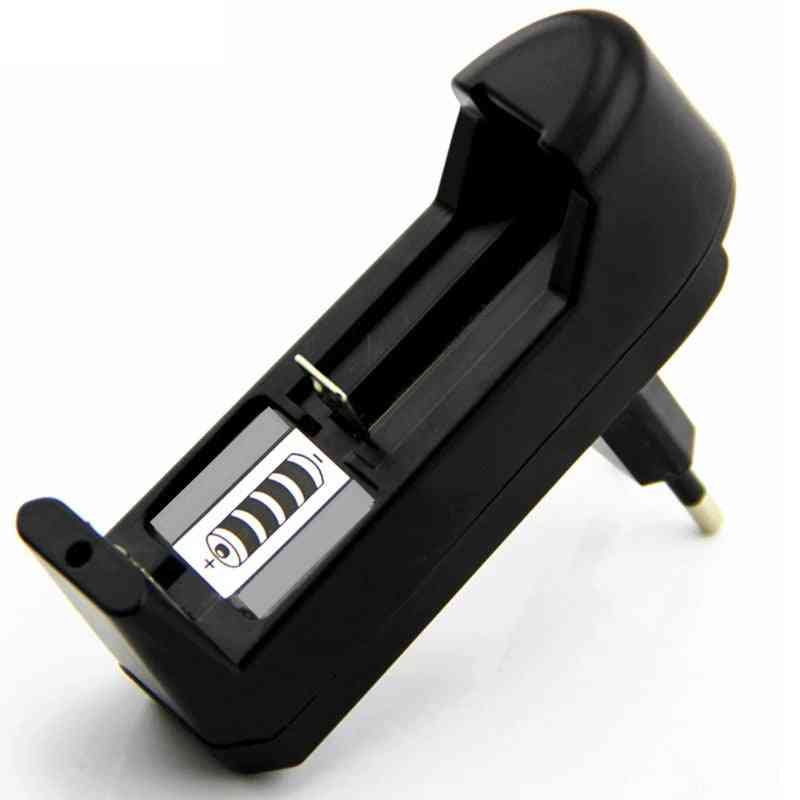 Eu Plug Adjustable Universal Battery Charger Charging For 3.7v 18650 16340 14500 Li-ion Rechargeable (eu)