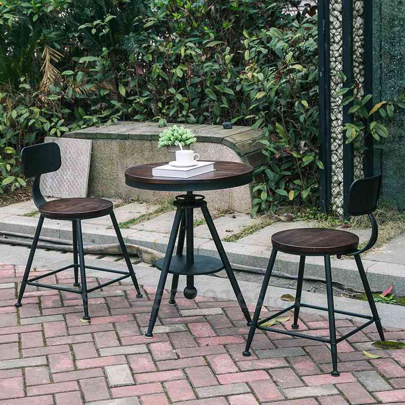 Combination Net Leisure Coffee Milk Tea Shop Outdoor Balcony Small Table And Chair