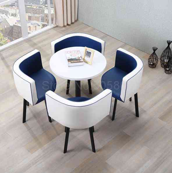 Table et chaise de loisirs de salon de réception de combinaison de négociation simple