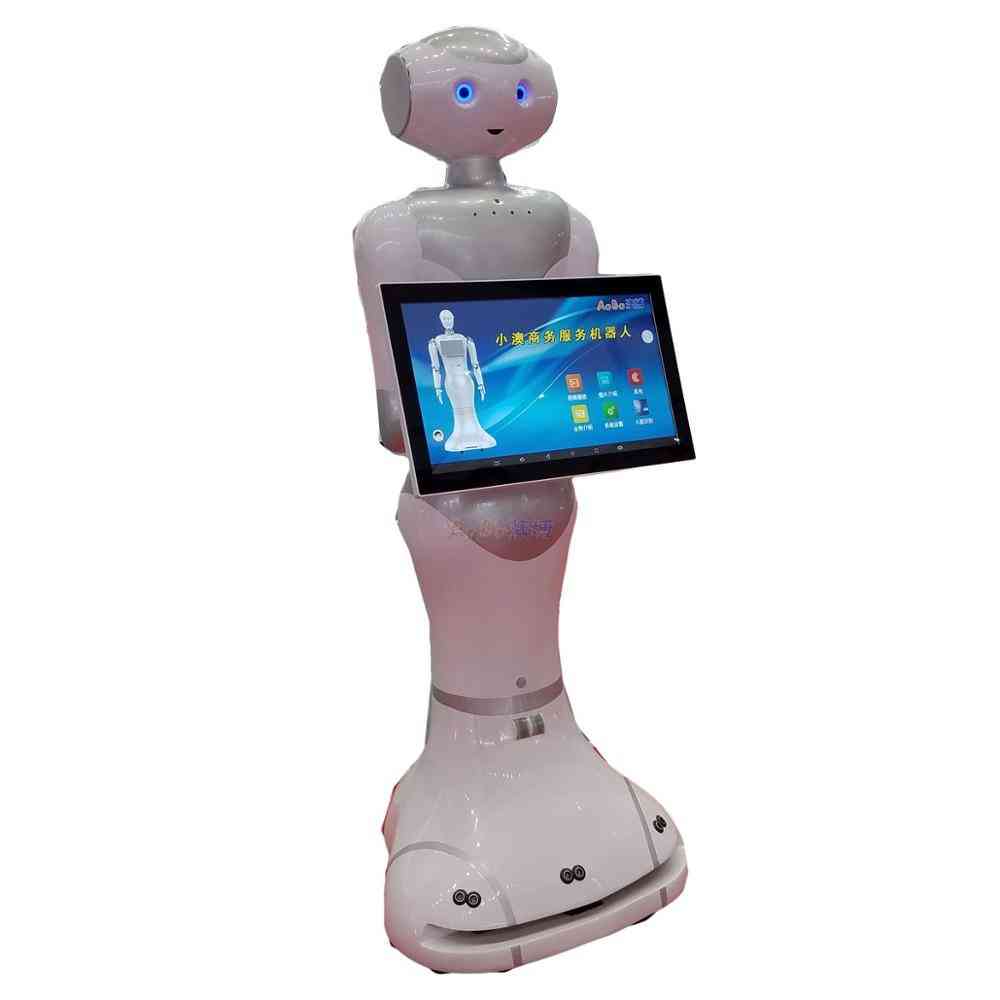 Lidar Navigation Reception Robot Restaurant School Museum Mall Hall Way Receptionist Voice Guide