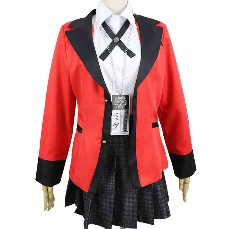 Japansk skole, uniform fuld sæt- fedt cosplay, kostumer sæt-3