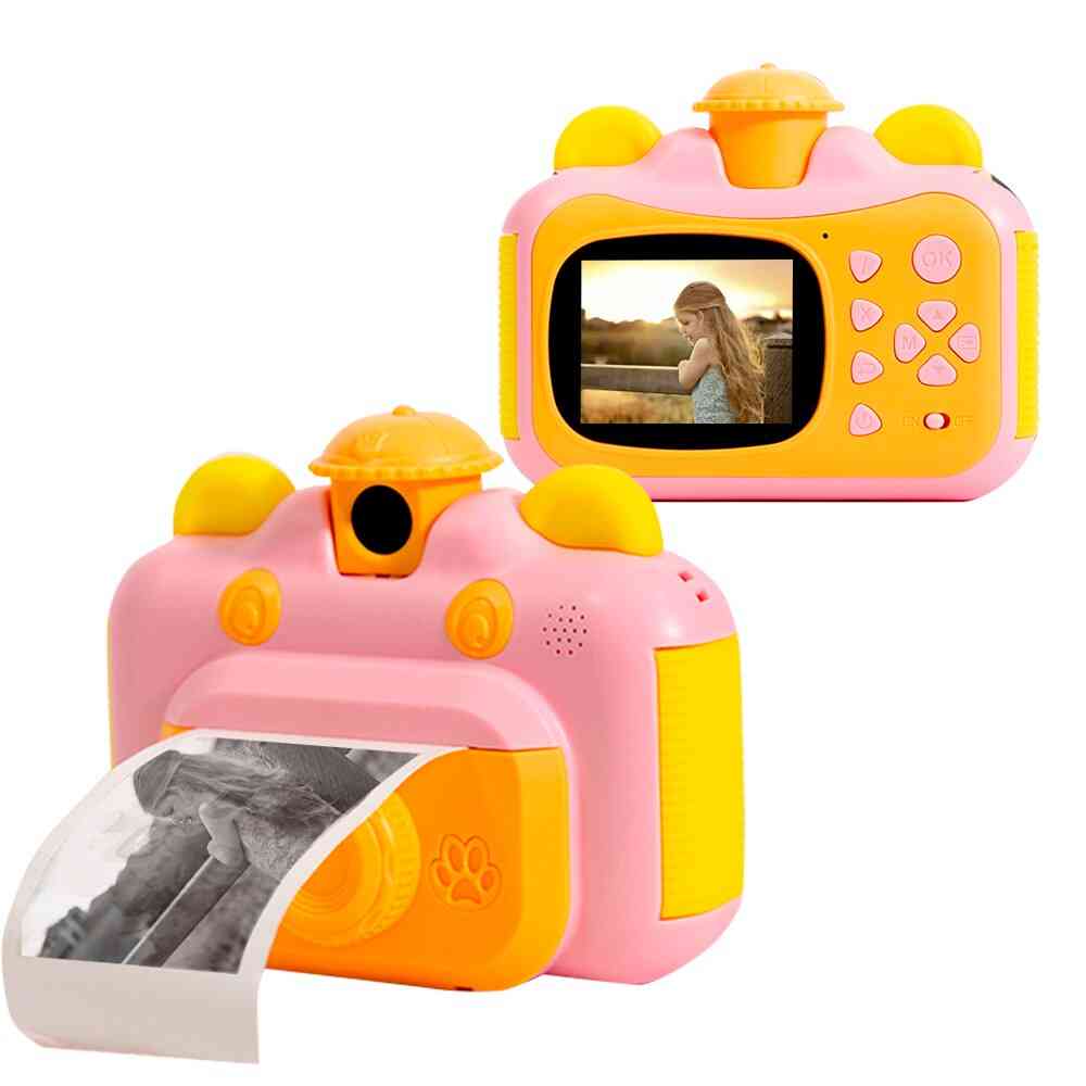 Instant Print Camera For Kids With Print Paper