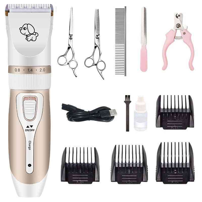 Dog Hair Clippers Grooming Haircut Trimmer Shaver Set