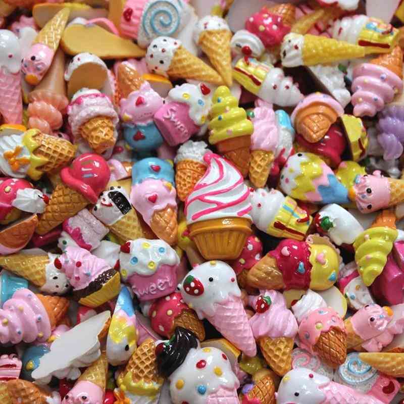Gyanta varázsa nyál dekoráció, minden töltőanyag aranyos sütemény / gyümölcs / cukorka telefon tok eszközök