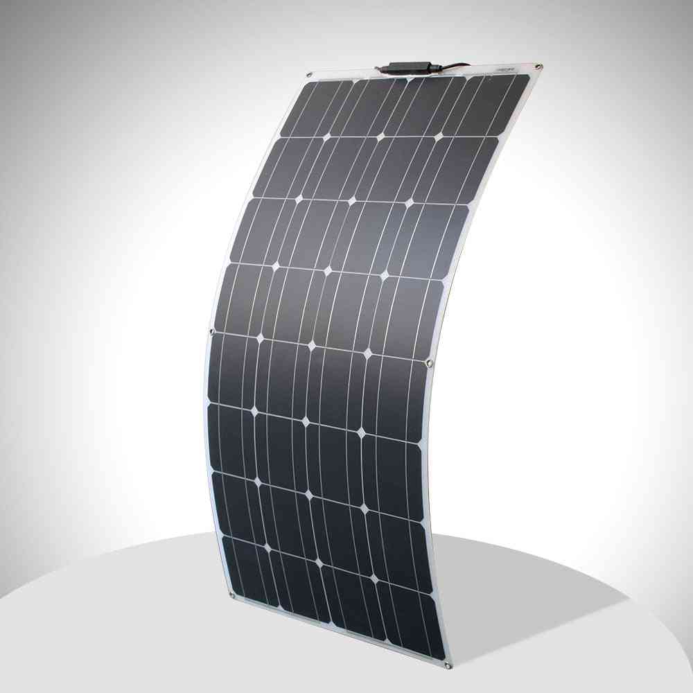 12v 100w 200w 300w Flexible Solar Panel Kit