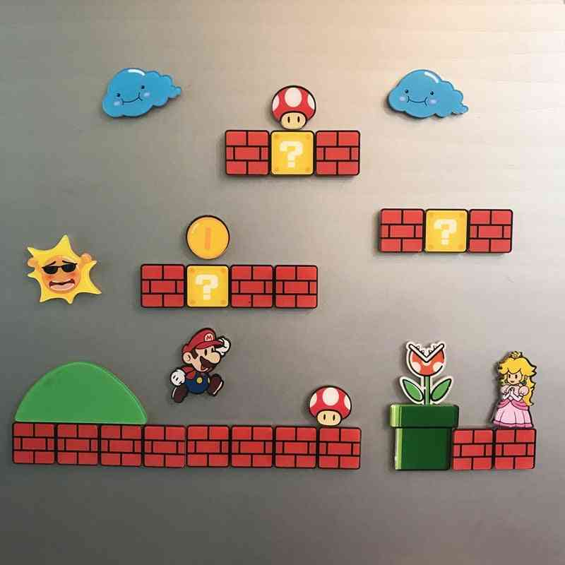 Super Mario hűtőmágnesek hűtő rajzfilm játék