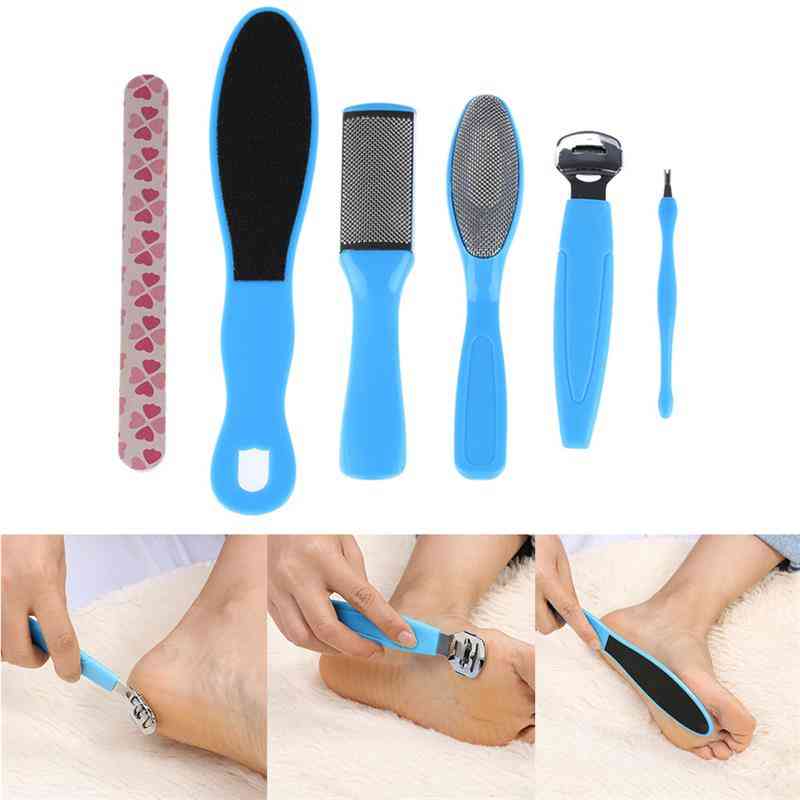 Pedicura profesional herramienta para el cuidado de los pies para pies, talones, belleza de la cutícula del dedo del pie