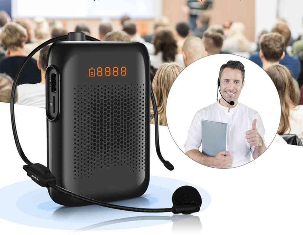 20w Wired Mini Audio Speaker Portable Voice Amplifier Natural Stereo Sound Microphone Loudspeaker