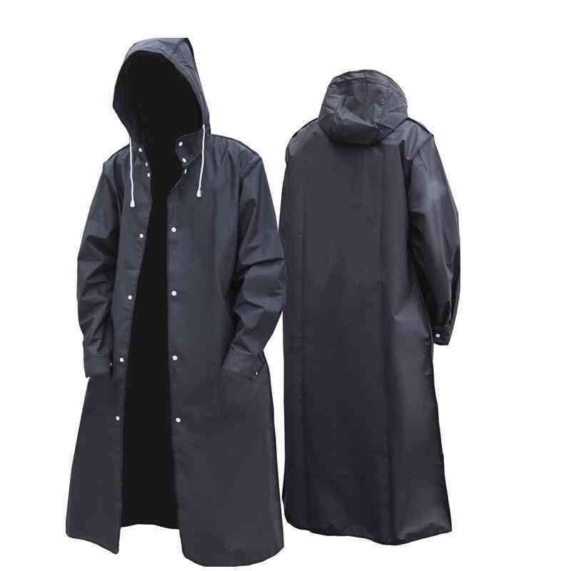 Adult Long Impermeable Rainwear - Men Women Eva Raincoat