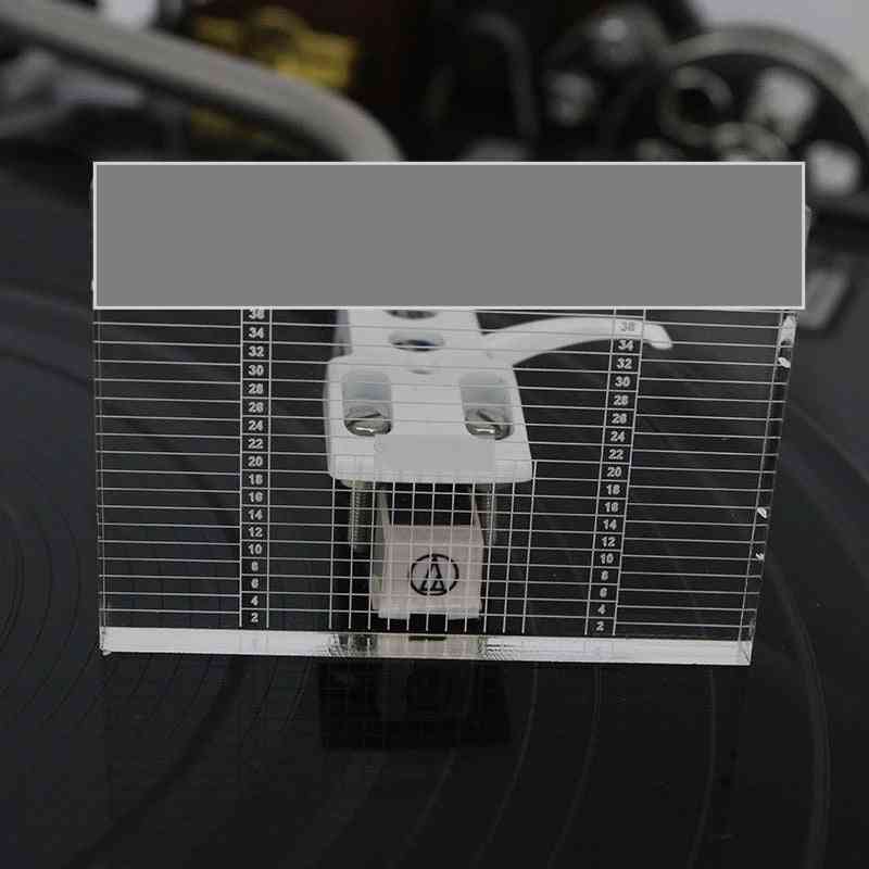 Lp Vinyl Record Player Measuring Tonearm Vta Cartridge Azimuth Ruler