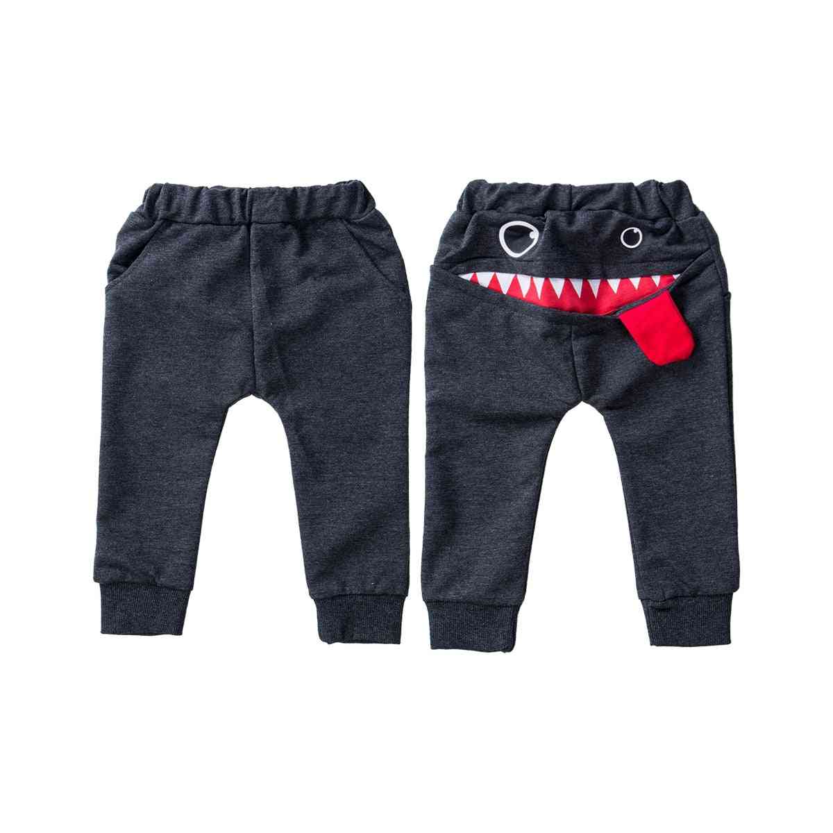 Baby Big Mouth Monster Print Long Pants Bottom Jogging Leggings Trousers